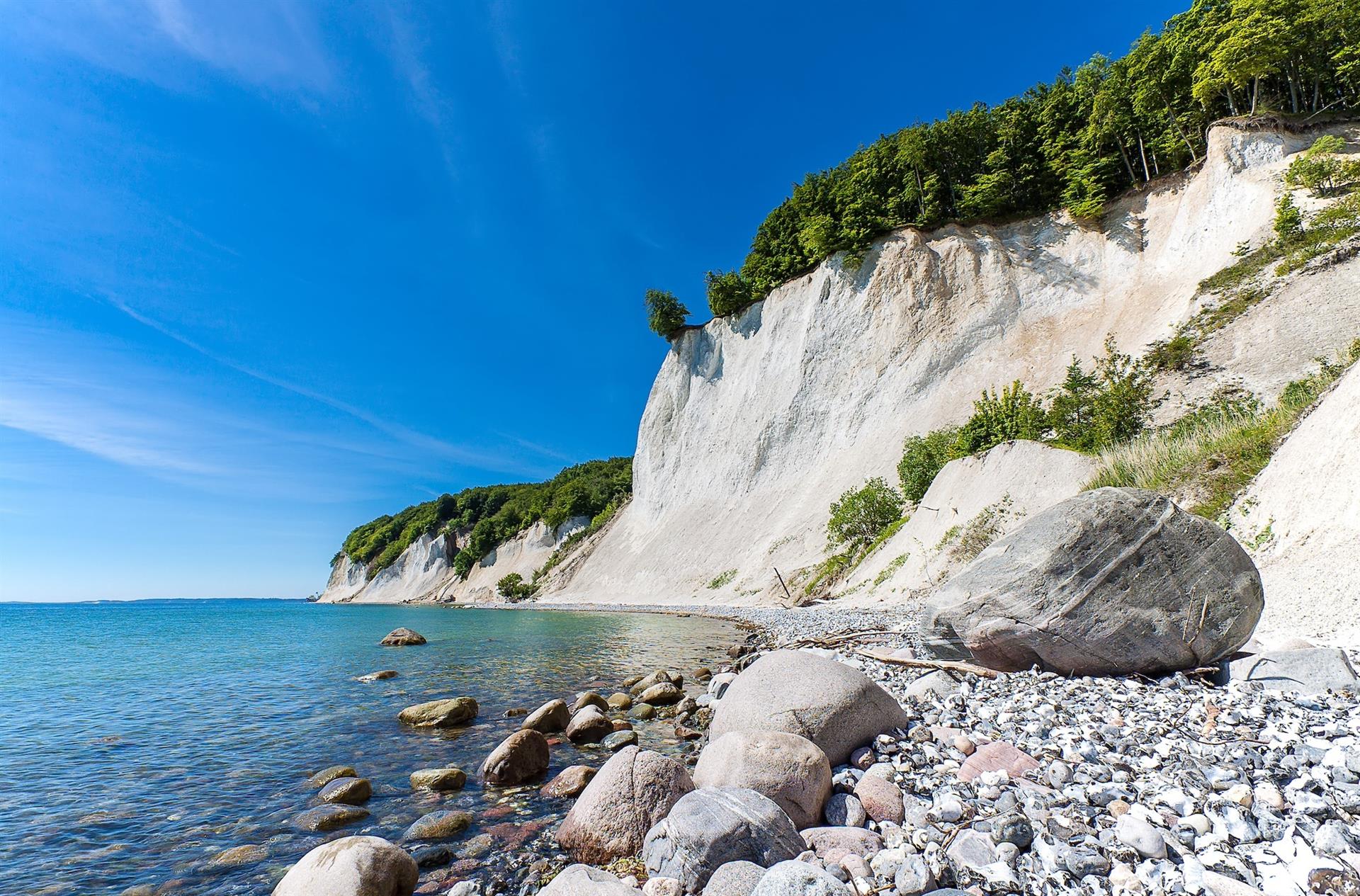 Kreidefelsen im Nationalpark Jasmund auf Rügen